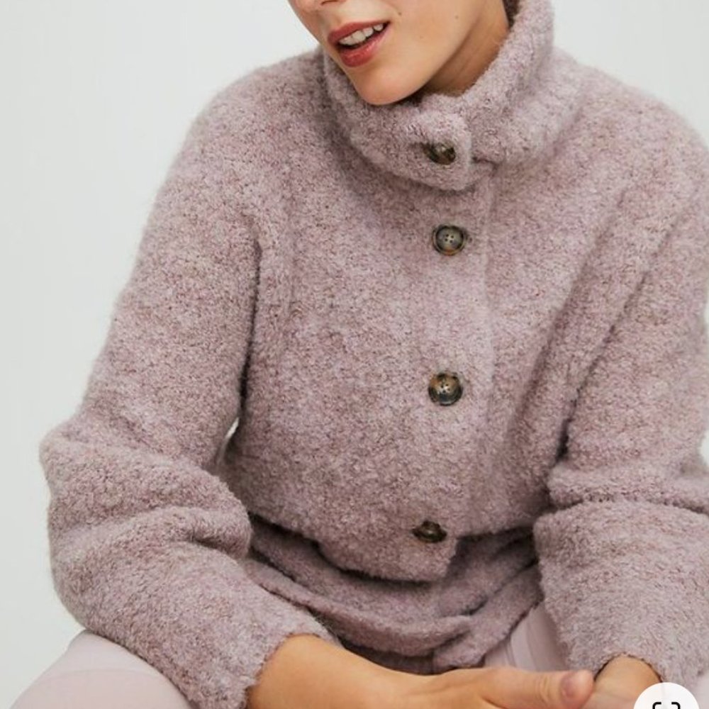 WILFRED OVERSIZED ALPACA CARDIGAN